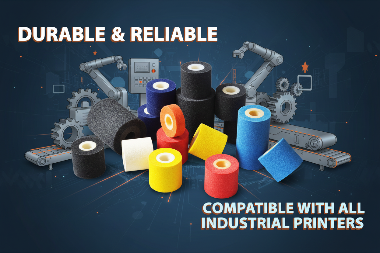 Hot Ink Roll Industrial Banner