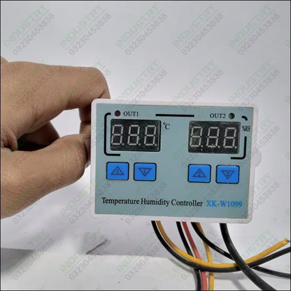 Humidity Controller, Digital Thermostat, Incubator,Temperature, 10A Direct Output Hygrometer, XK-W1099 - industryparts.pk