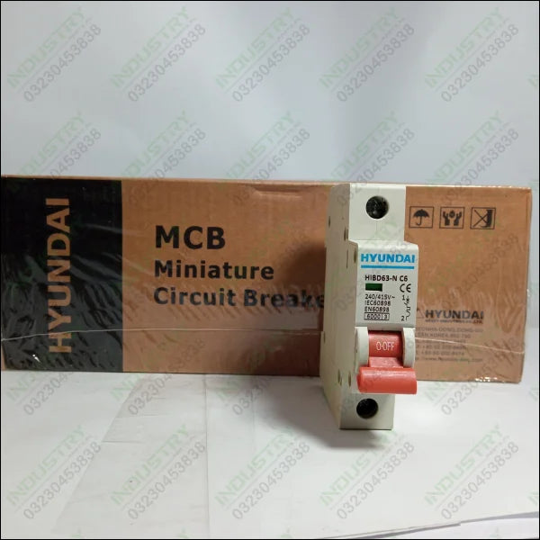 HYUNDAI Miniature Circuit Breaker EN60898 HIBD63 in Pakistan - industryparts.pk