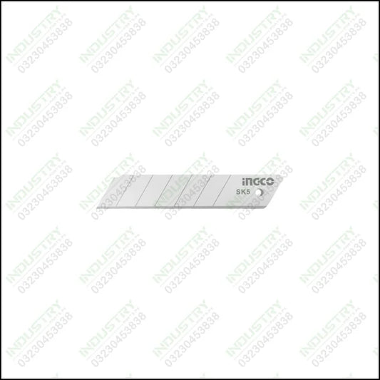 INGCO 10Pcs Box Cutter Blade HKNSB0901 in Pakistan - industryparts.pk