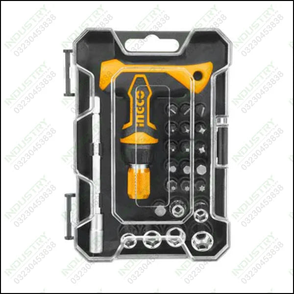 Ingco 24 Pcs T-Handle Wrench Screwdriver Set HKSDB0188 in Pakistan - industryparts.pk