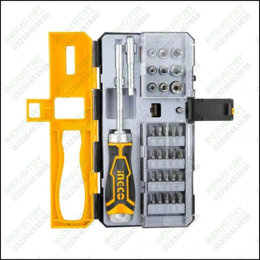 Ingco 33 Pcs Screwdriver Set HKSDB0338 in Pakistan - industryparts.pk