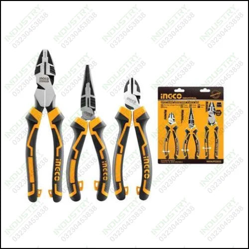 Ingco 3pcs High leverage Pliers set HKHLPS2832 in Pakistan - industryparts.pk