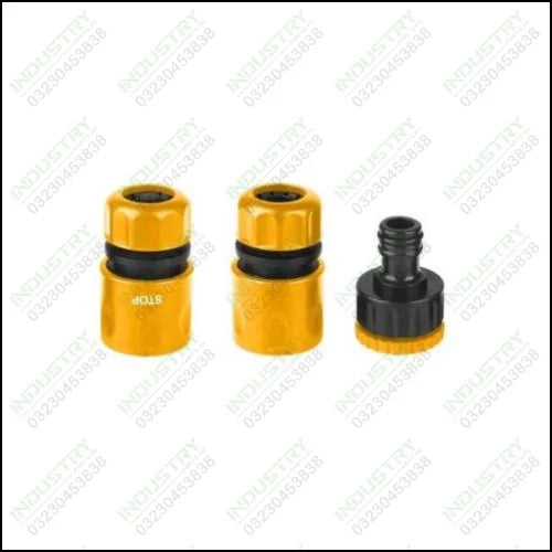 Ingco 3Pcs Hose Quick Connectors Set HHCS03122 in Pakistan - industryparts.pk