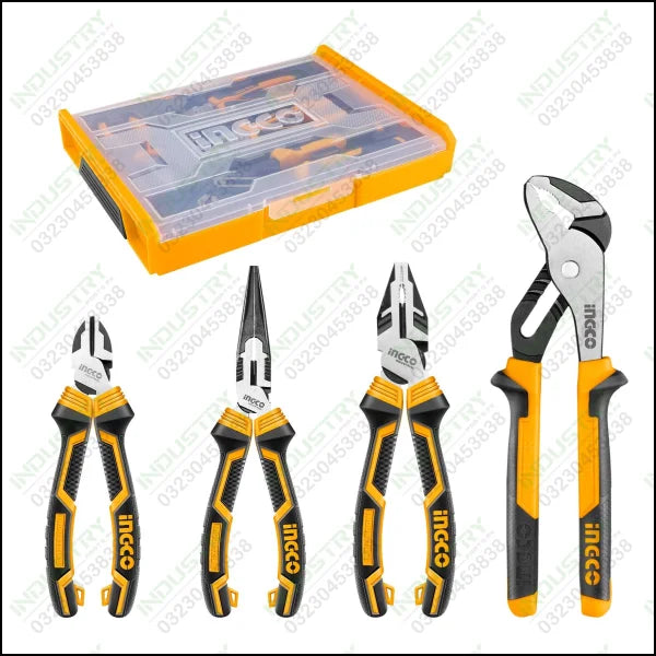 Ingco 4 Pcs Pliers set HKTV01P042 in Pakistan - industryparts.pk