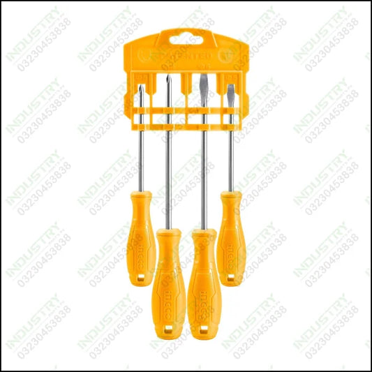 INGCO 4 PCS SCREWDRIVER SET HKSD0458 in Pakistan - industryparts.pk