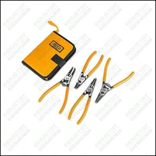 Ingco 4pcs circlip plier set Industrial HCCPS26125 in Pakistan - industryparts.pk