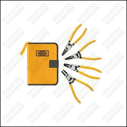 Ingco 4pcs circlip plier set Industrial HCCPS26180 in Pakistan - industryparts.pk