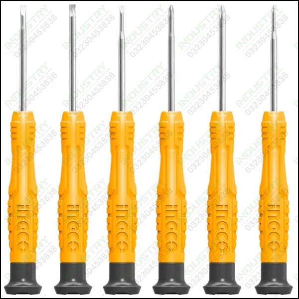 Ingco 6 Pcs Precision Screwdriver Set HKSD0618 in Pakistan - industryparts.pk