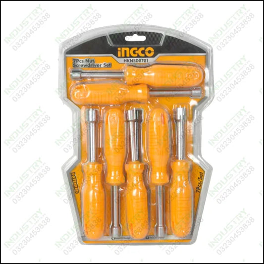 INGCO 7PCS NUT SCREWDRIVER SET HKNSD0701 in Pakistan - industryparts.pk