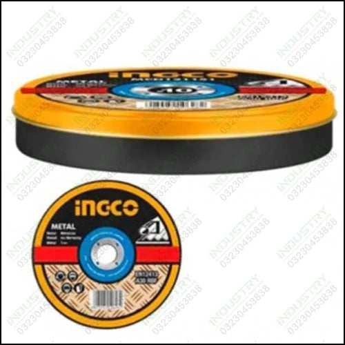 Ingco Abrasive Metal Cutting Disc Set MCD121155 in Pakistan - industryparts.pk