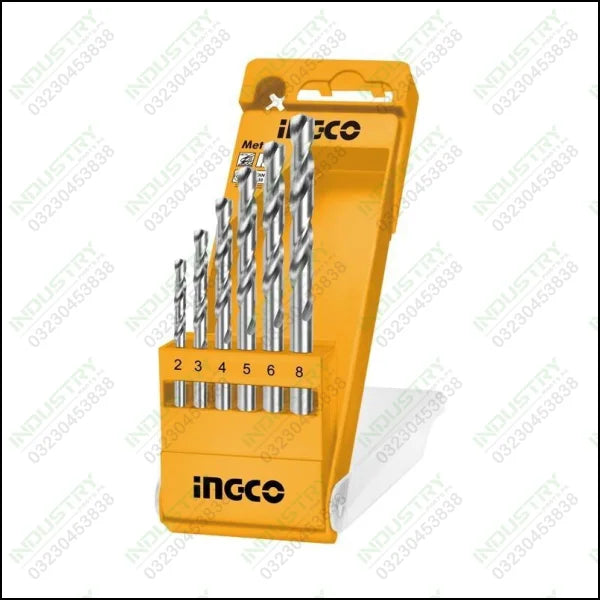 Ingco AKD1055 6pcs Metal drill bits set in Pakistan - industryparts.pk