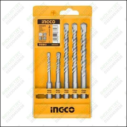 Ingco AKD2052 SDS plus hammer drill bits set in Pakistan - industryparts.pk