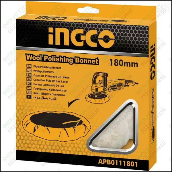 Ingco APB0111801 Wool polishing bonnet in Pakistan - industryparts.pk