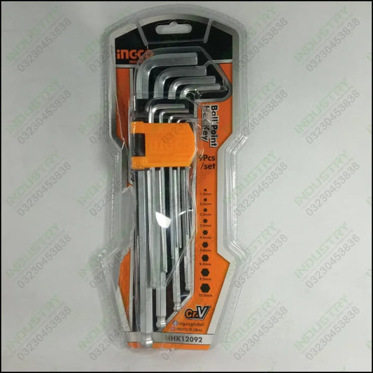 Ingco Ball Point Hex Key HHK12092 In Pakistan - industryparts.pk