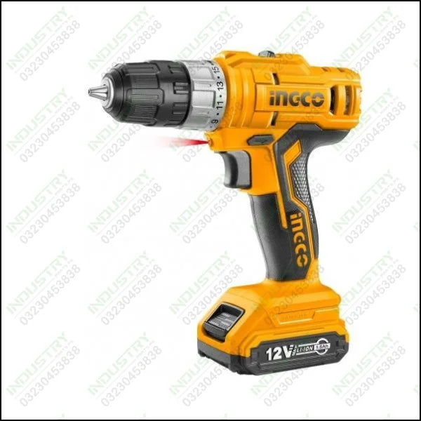 INGCO CDLI1222 Lithium-Ion cordless drill in Pakistan - industryparts.pk
