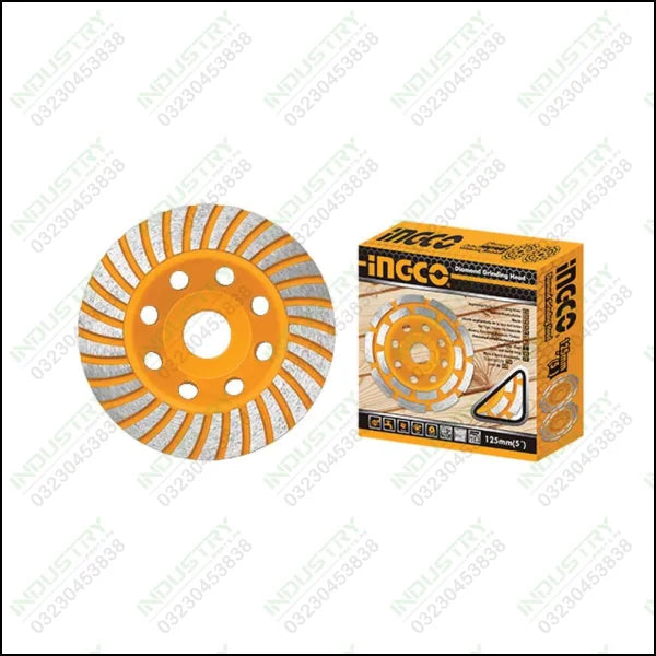 INGCO CGW011151 Segmented Turbo Cup Grinding Wheel in Pakistan - industryparts.pk