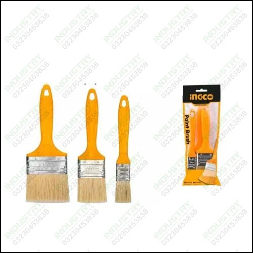 Ingco CHPTB7860301 3pcs Paint Brush Set in Pakistan - industryparts.pk