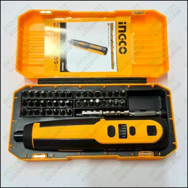 INGCO CSDLI0403 Battery Screwdriver in Pakistan - industryparts.pk