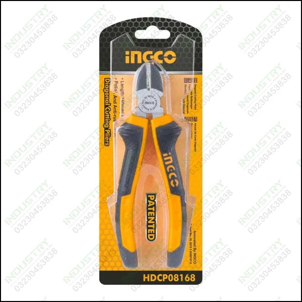 Ingco Diagonal Cutting Pliers HDCP08168 in Pakistan - industryparts.pk