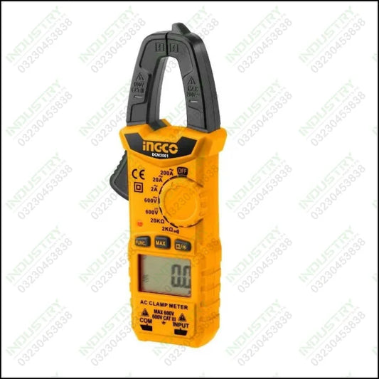 Ingco Digital AC Clamp Meter DCM2001 in Pakistan - industryparts.pk