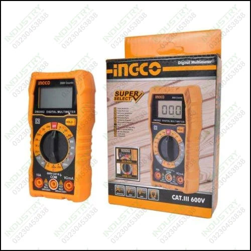 INGCO Digital Multimeter DM2002 in Pakistan - industryparts.pk