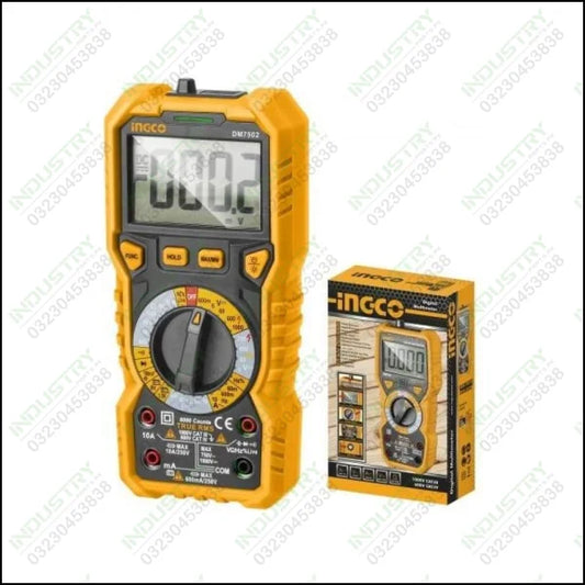 Ingco Digital Multimeter DM7502 in Pakistan - industryparts.pk