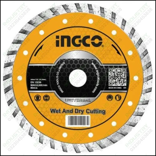 Ingco DMD031802M Turbo diamond disc in Pakistan - industryparts.pk