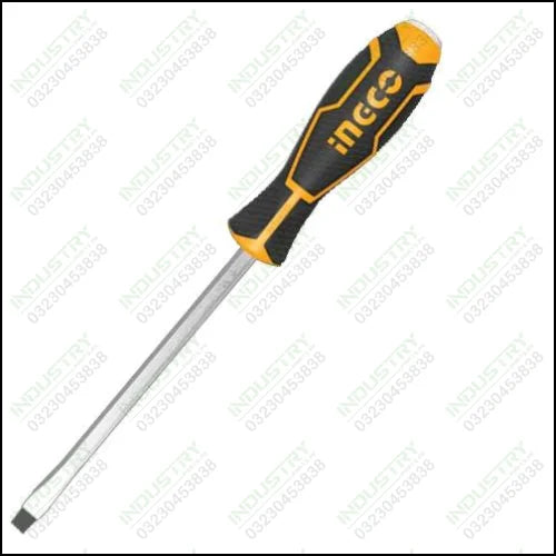 Ingco Go-Thru Slotted Screwdriver 8mm in Pakistan - industryparts.pk