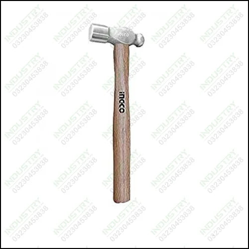 Ingco HBPH04024 Ball Pein Hammer with Wooden Hand in Pakistan - industryparts.pk