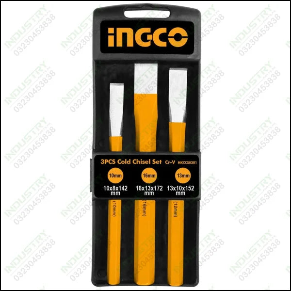 Ingco HKCCS0301 Cold CHISEL SET 3 Pcs in Pakistan - industryparts.pk