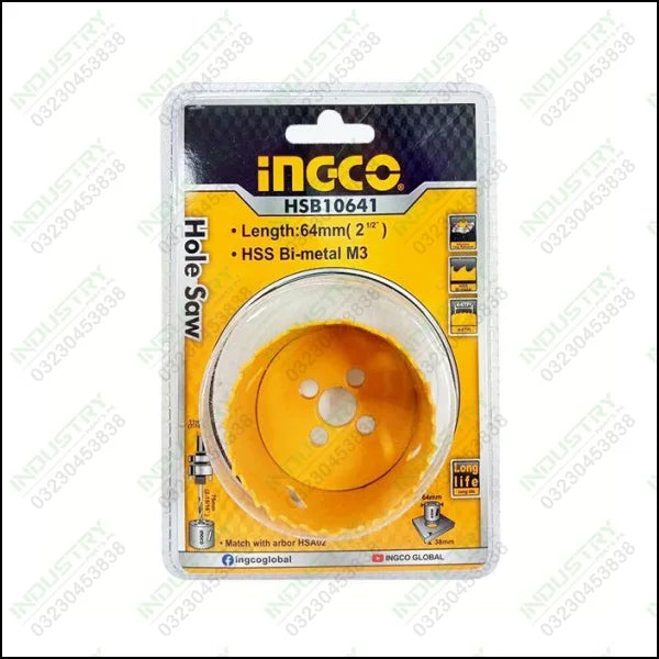 Ingco HSB10641 Bi-metal Hole saw in Pakistan - industryparts.pk