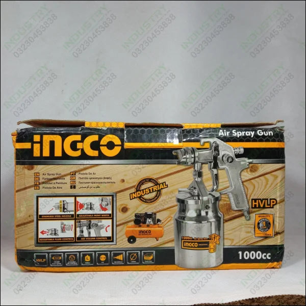 INGCO HVLP Spray Gun ASG2101 1000cc in Pakistan - industryparts.pk