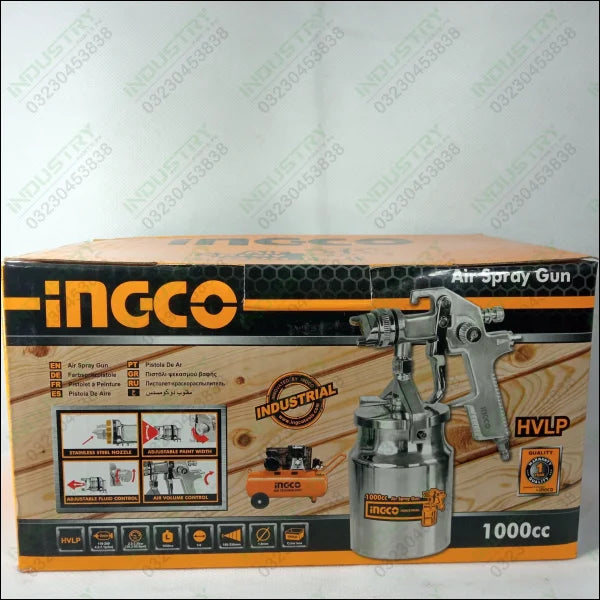 INGCO HVLP Spray Gun ASG2101 1000cc in Pakistan - industryparts.pk