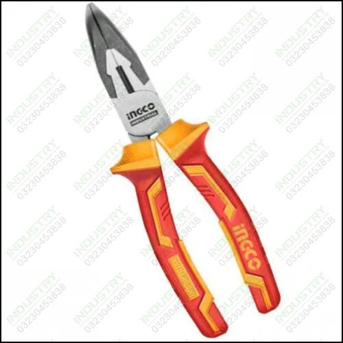 Ingco Insulated Bent Nose Pliers HIBNP28208 in Pakistan - industryparts.pk