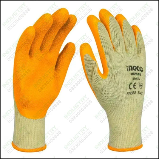 Ingco Latex gloves HGVL03 in Pakistan - industryparts.pk