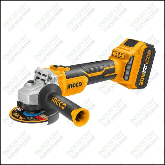 Ingco Lithium-Ion Angle Grinder CAGLI10022 in Pakistan - industryparts.pk
