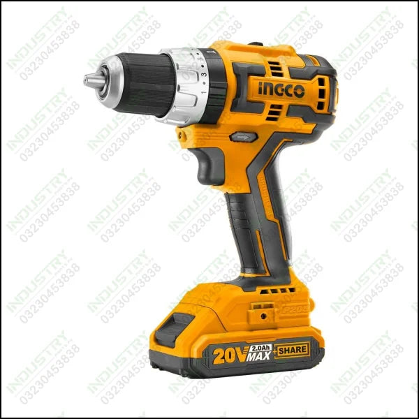 INGCO Lithium-Ion Brushless Impact Drill CIDLI20608 in Pakistan - industryparts.pk