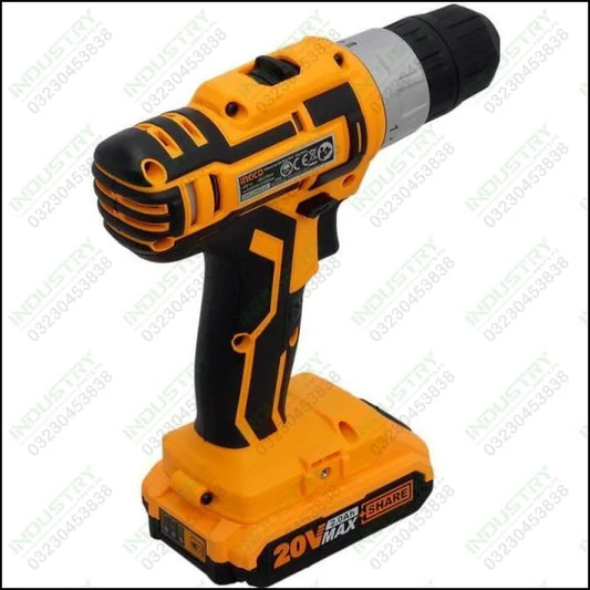 INGCO Lithium-Ion cordless drill CDLI20025 in Pakistan - industryparts.pk