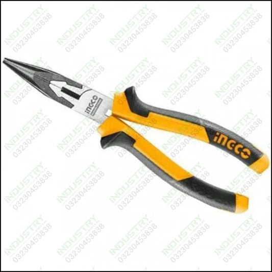 Ingco Long Nose Pliers Industrial HLNP28208 in Pakistan - industryparts.pk