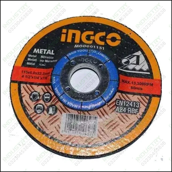 Ingco MGD601151 Abrasive metal grinding disc in Pakistan - industryparts.pk