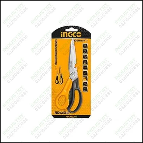 Ingco Multi-function Scissors HSCRS2301 in Pakistan - industryparts.pk
