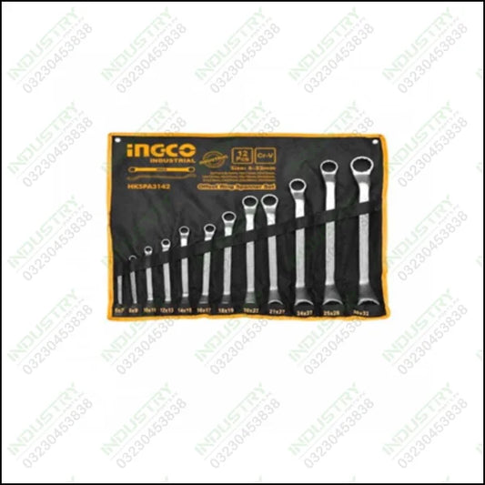 INGCO Offset Ring Spanner Set HKSPA3142 in Pakistan - industryparts.pk