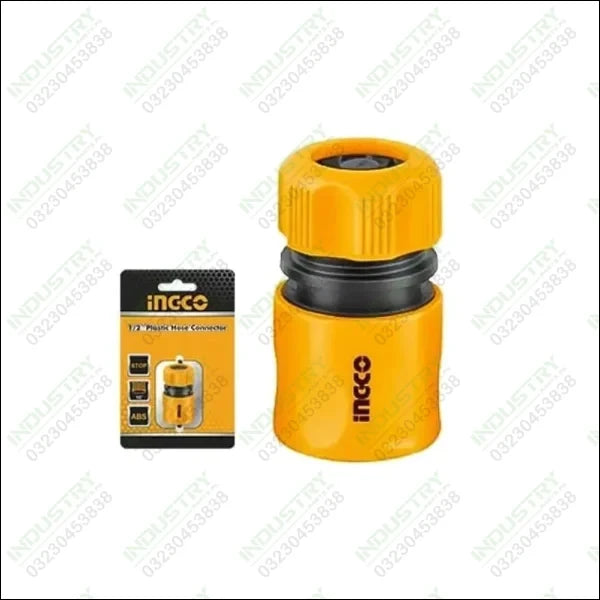 INGCO Plastic 1/2 Hose Connector with Stop Function HHCS01121 in Pakistan