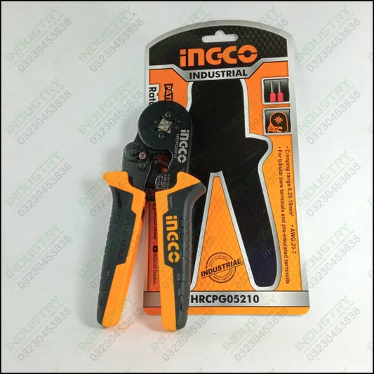 Ingco Ratchet Crimping Plier HRCPG05210 in Pakistan - industryparts.pk