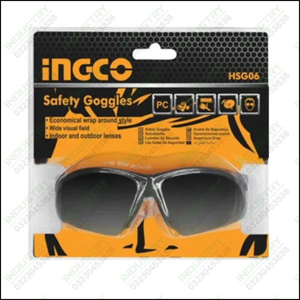 Ingco Safety Goggles HSG06 in Pakistan - industryparts.pk