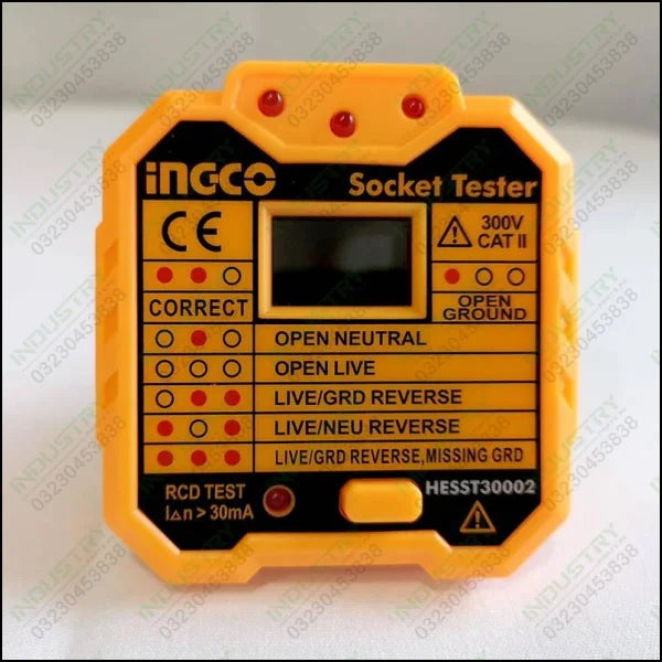 Ingco Socket tester HESST30002 in Pakistan - industryparts.pk