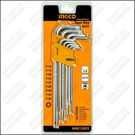 Ingco Torx key Industrial HHK13092 In Pakistan - industryparts.pk