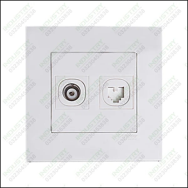 Ingco TV Socket and TEL socket HESST502TT in Pakistan - industryparts.pk