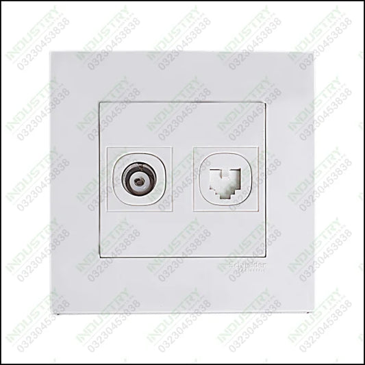 Ingco TV Socket and TEL socket HESST502TT in Pakistan - industryparts.pk